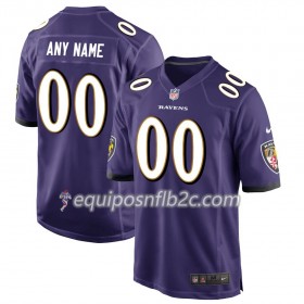 Camiseta Hombre NFL Baltimore Ravens Personalizar Púrpura
